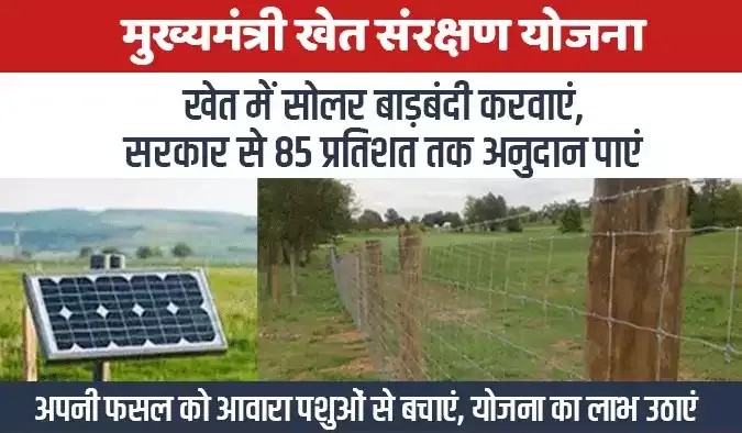 Solar fencing scheme will be made to protect crops from animals फसलों को पशुओं से बचाने के लिए बनाई जाएगी सोलर फेंसिग योजना